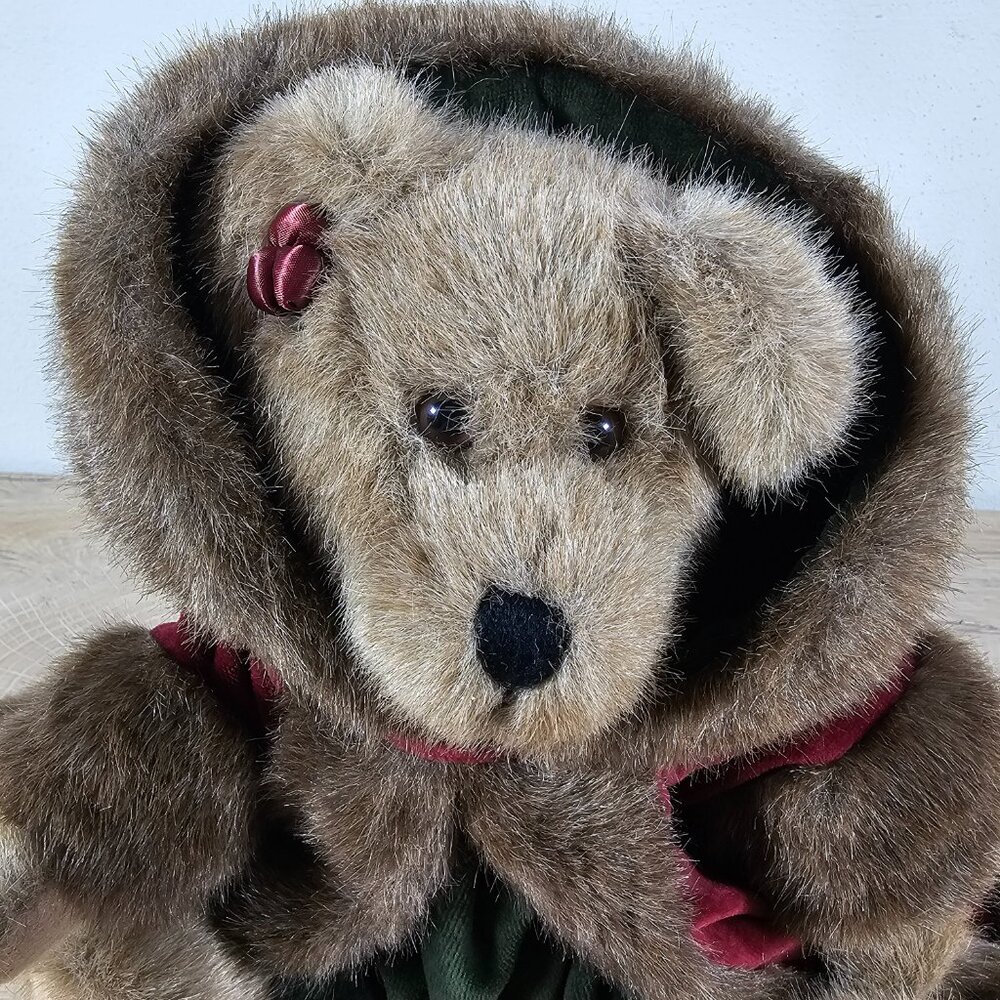 Boyds Bears Archive Series Mrs Northstar Jointed Plush Red Cape Vintage 1999 13" - Picture 3 of 10